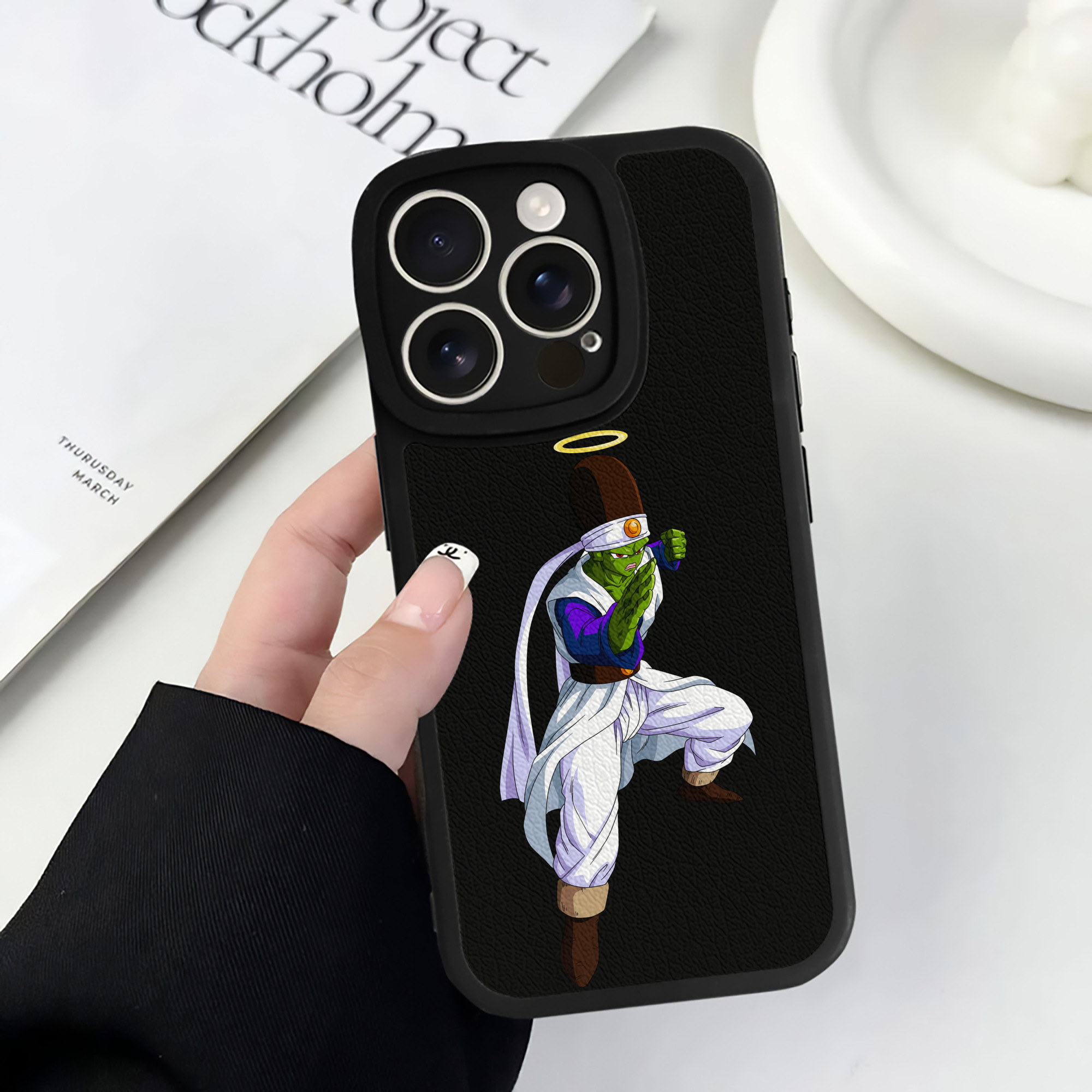 （画像用） ドラゴンボール パイクーハン DRAGON BALL Pikkon 【iPhone 16シリーズ対応】シリコンスマホケース（レザー調） 材質：シリコン